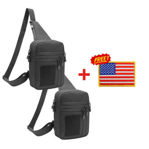 2 Raptor Sling Bags with Badge