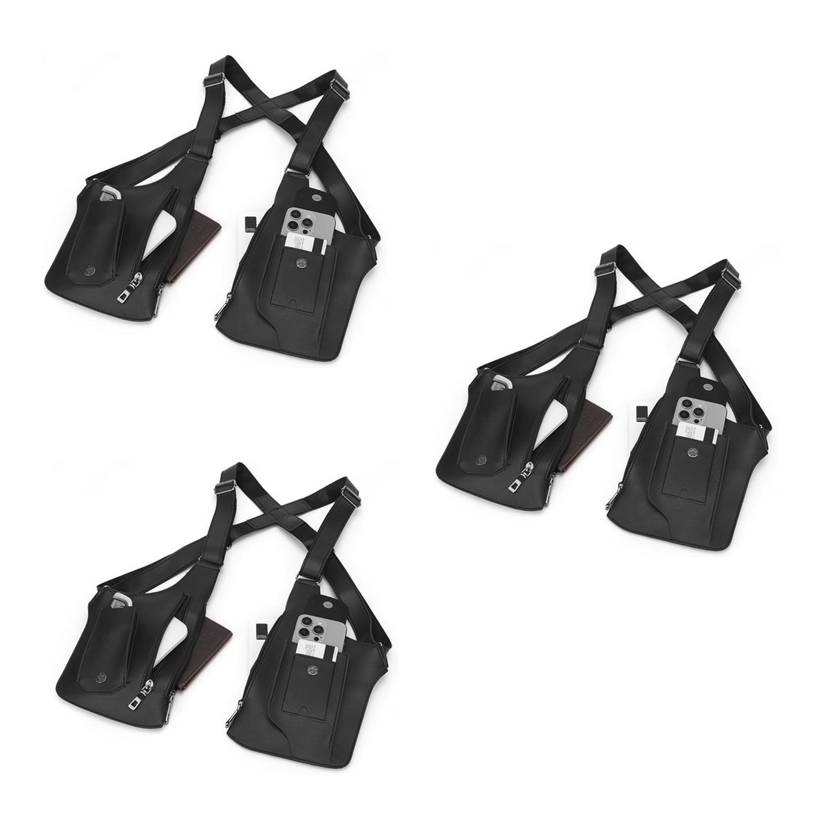 Double Shoulder Underarm Utility Bag