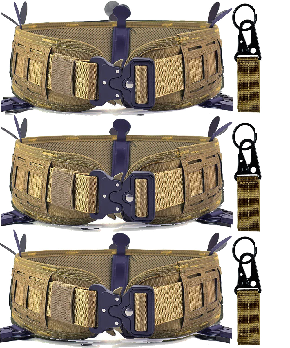 3 WARLORD BATTLE BELTS + 3 WARSONG HOOKS