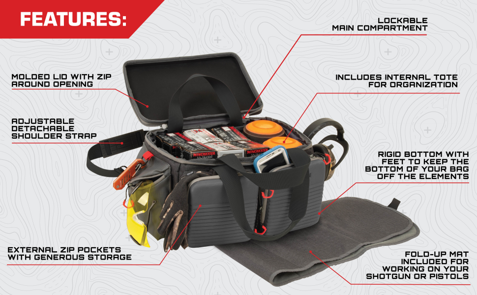 Diplo Premium Molded Lockable Range Bag