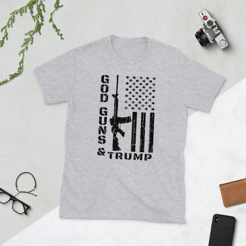 God, Guns & Trump Short-Sleeve Unisex T-Shirt