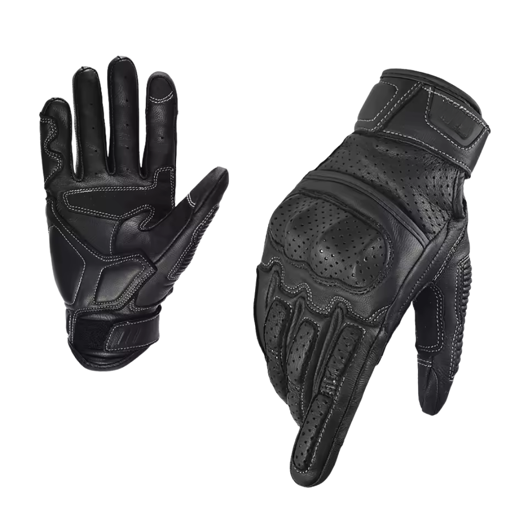 Spino Leather Motorcycle Gloves