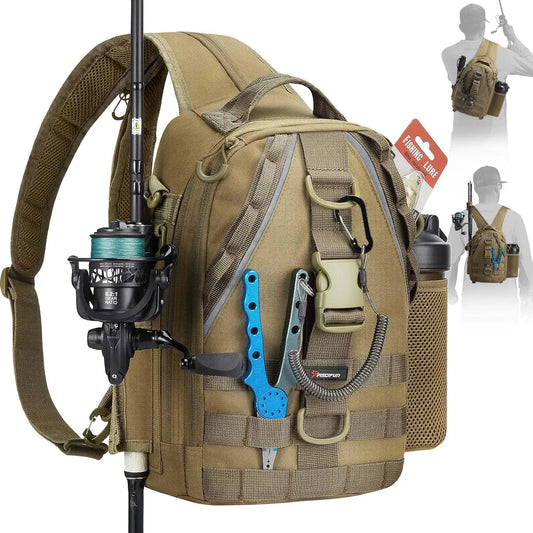 1x Mudwater Tactical Fishing Sling Bag