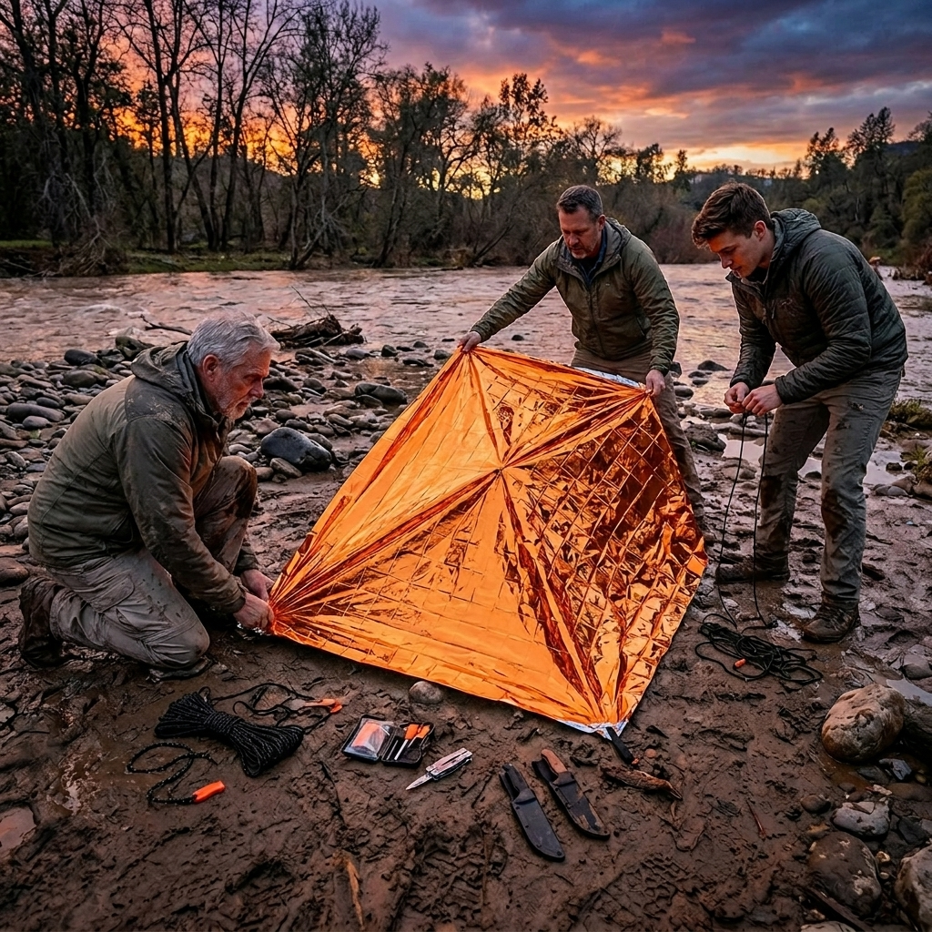 2x Emergency Tents