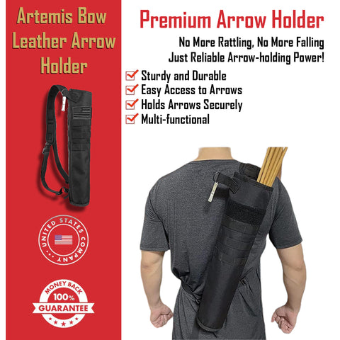 Artemis Bow Leather Arrow Holder  GG