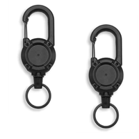 2x Dino Retractable Keychains
