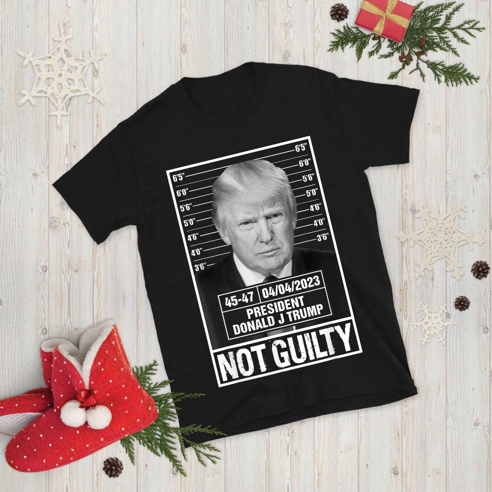 Trump NOT GUILTY Unisex Short-Sleeve T-Shirt