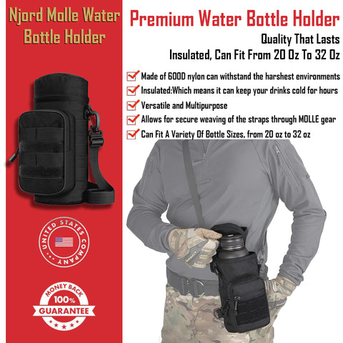 Njord Molle Water Bottle Holder GG