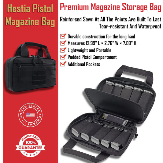Hestia Pistol Magazine Storage Bag GG