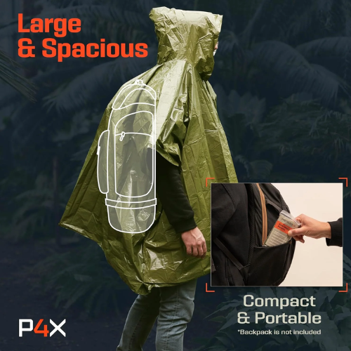 Emergency Mylar Poncho