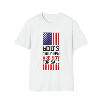 God's children are not for sale 3 Unisex Softstyle T-Shirt