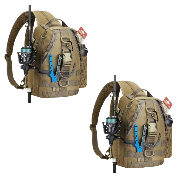 2x Mudwater Tactical Fishing Sling Bags