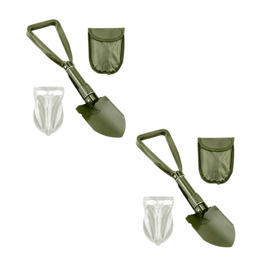 2x Dino Folding Shovels