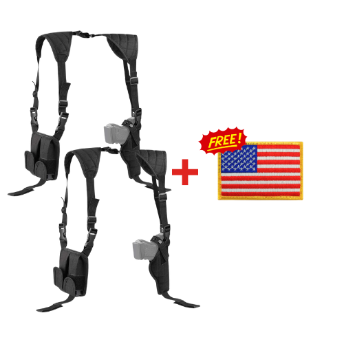 2 Baldman Holsters with Free Badge