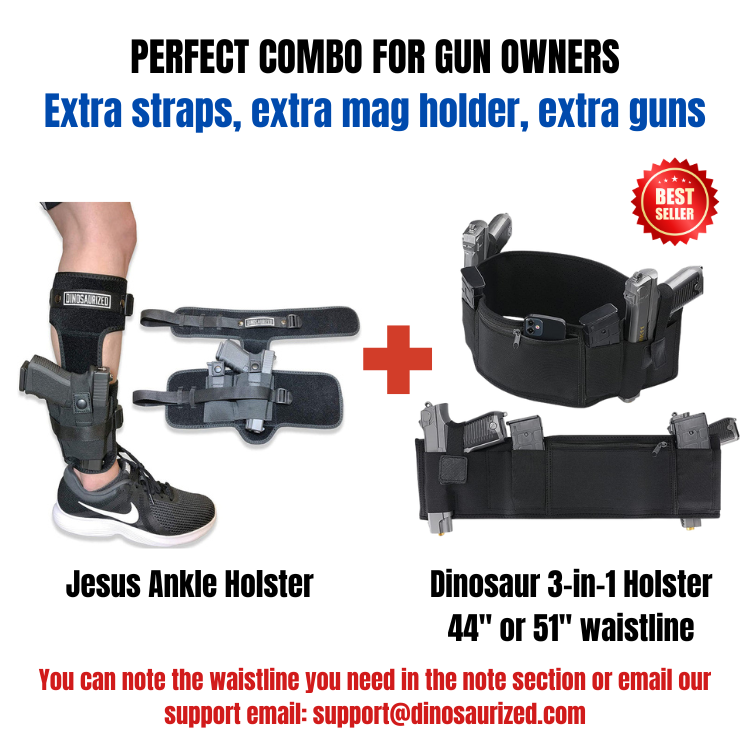 Jesus Ankle Holster + Dinosaur 3-in-1 Holser