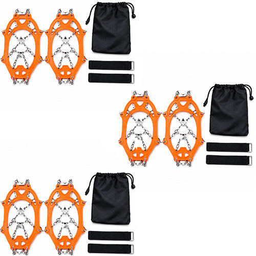 3 Sabertooth ice grip pairs