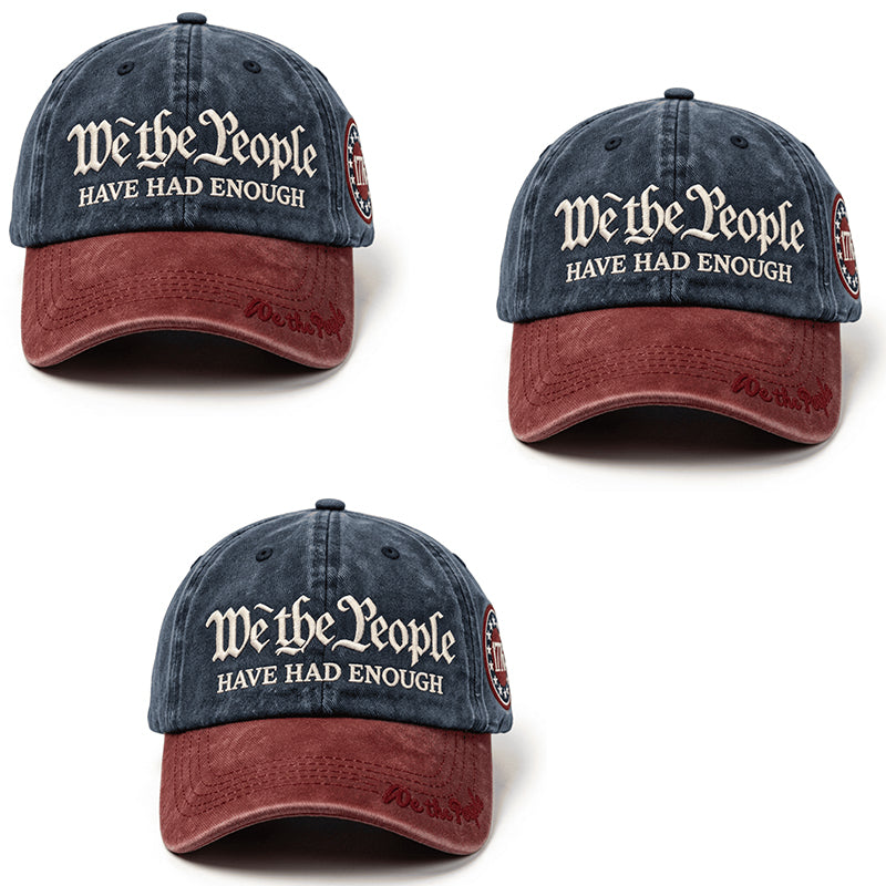 3x We the People 1776 Statement Caps