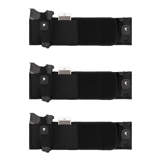 3 T-Rex Belly Band Holsters