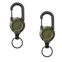 2x Dino Retractable Keychains