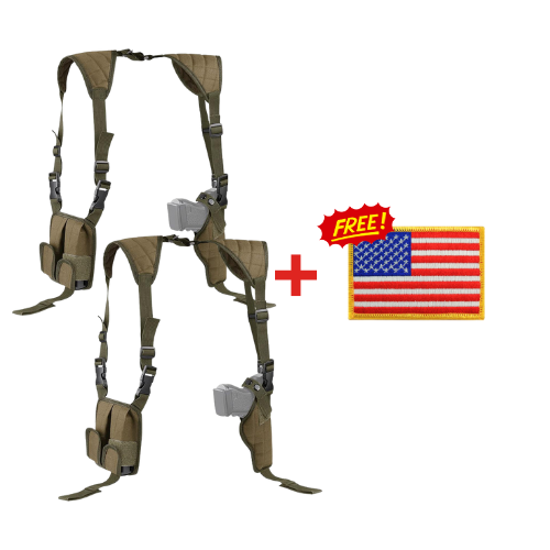 2 Baldman Holsters with Free Badge
