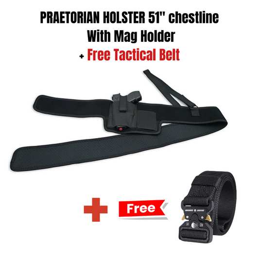 Praetorian Shoulder & Belly Holster - Free Tactical Belt