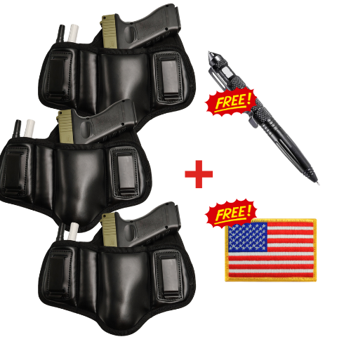 3 Sets FUJOBI HOLSTER with flag and pen