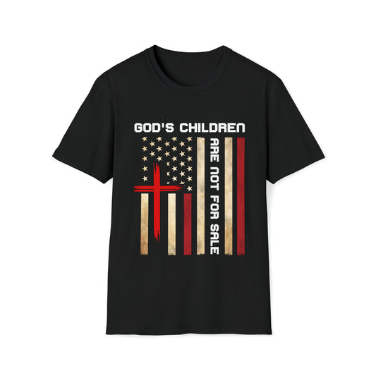 God's children are not for sale 5 Unisex Softstyle T-Shirt