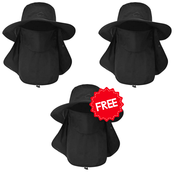 3x Ironshore Tactical Sun Hats (Buy 2 Get 1 Free)