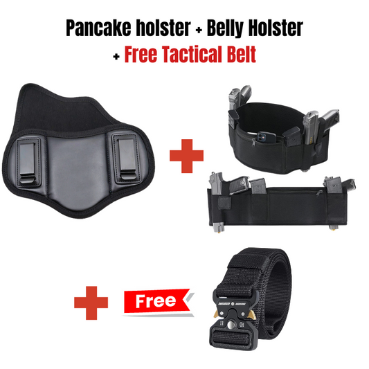 Pancake + Belly Holster & Free Tactical Belt