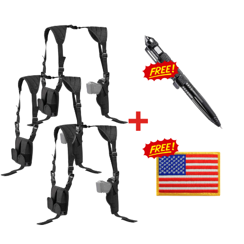 3 Baldman Holsters with Free Badge & Tactical Pen