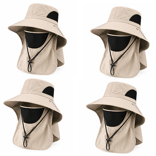 4x Dino Outdoor Sun Hats