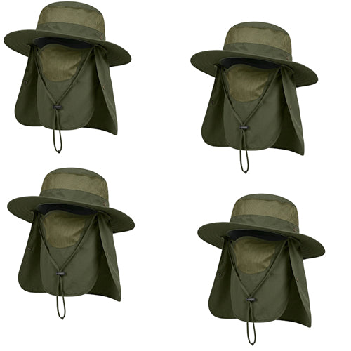 4x Dino Outdoor Sun Hats