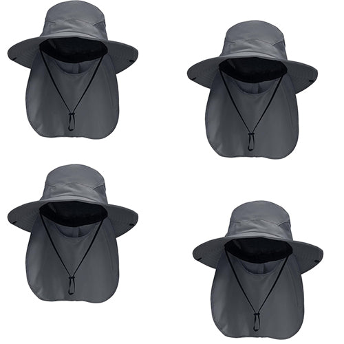 4x Dino Outdoor Sun Hats