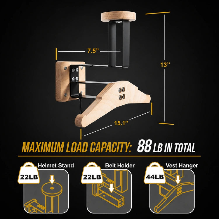 Wall-Mounted Gear Racks