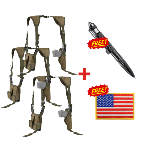 3 Baldman Holsters with Free Badge & Tactical Pen