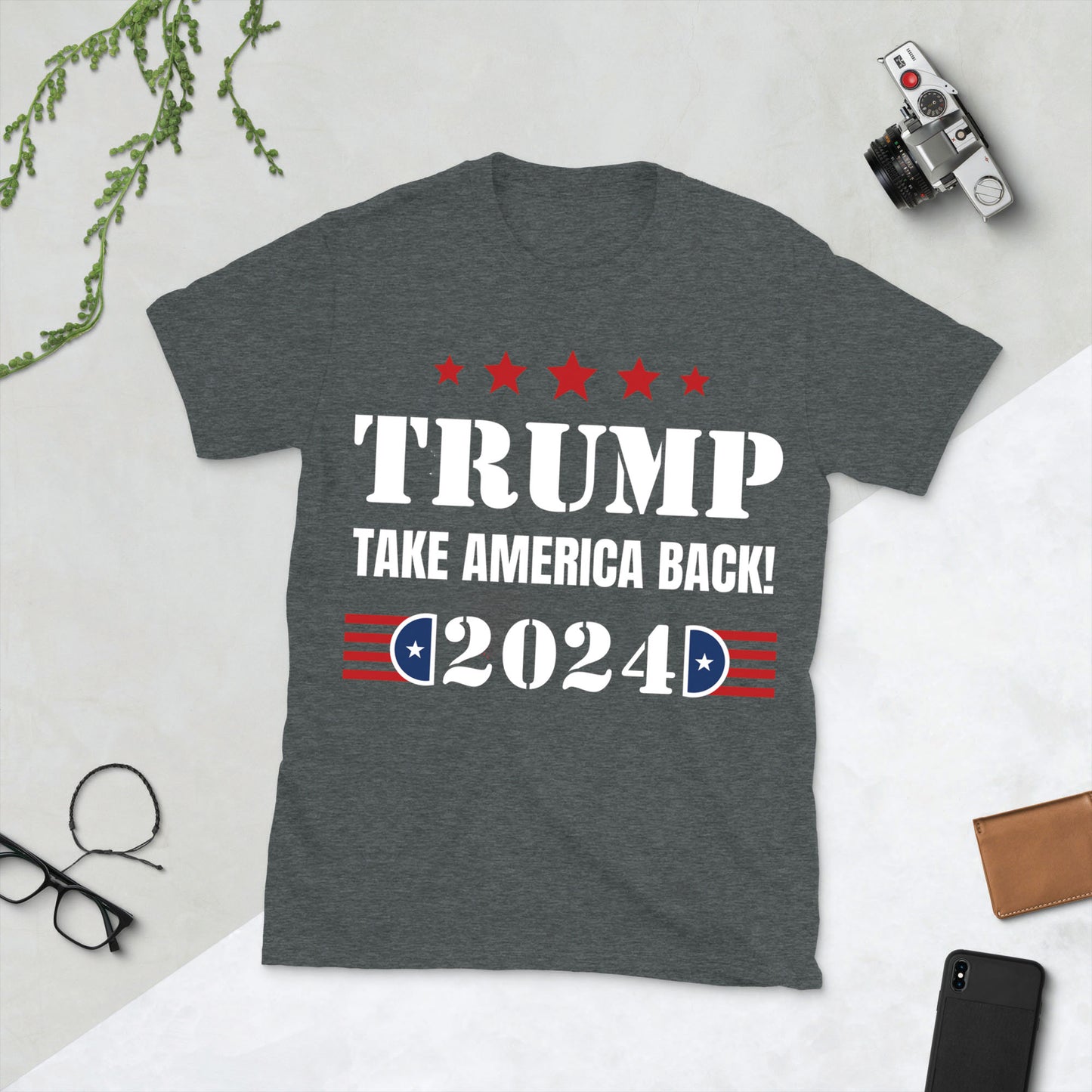Trump Take America Back! 2024 V2 Unisex Short-Sleeve T-Shirt