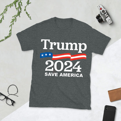 Trump 2024 Save America Unisex Short-Sleeve T-Shirt