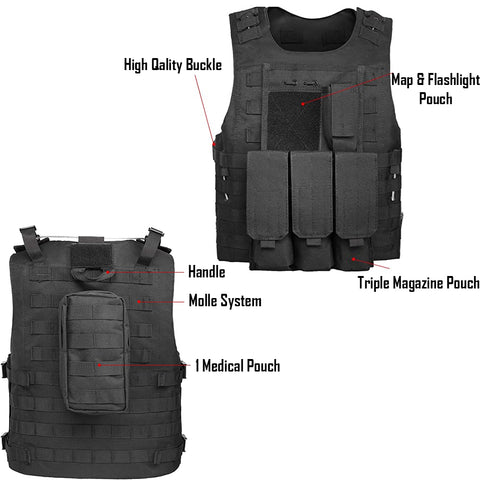 Imhotep Tactical Airsoft Paintball Vest GG