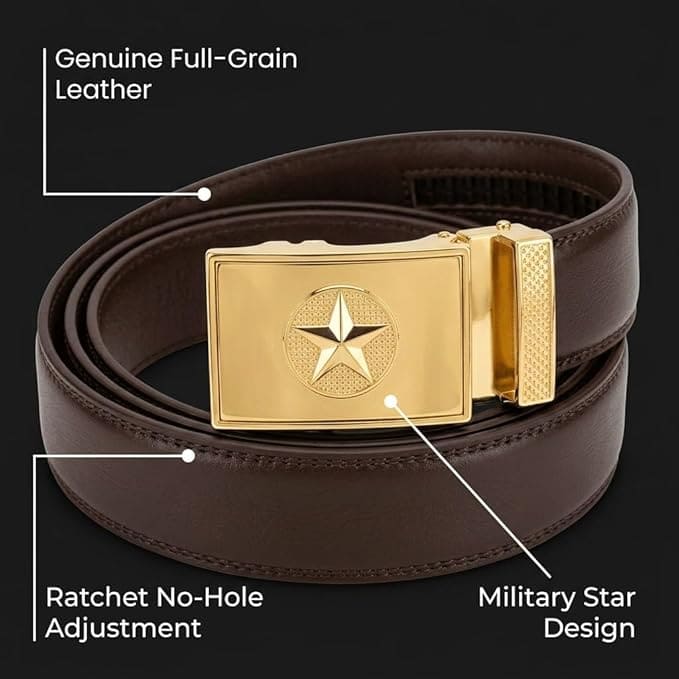 GENERAL'S GOLD STAR BELT