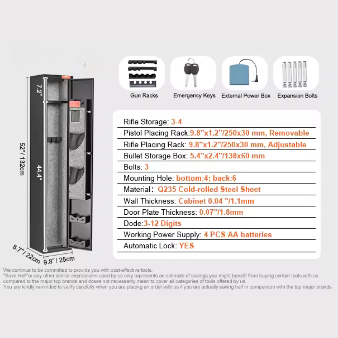 Dino Rifles Gun Safe