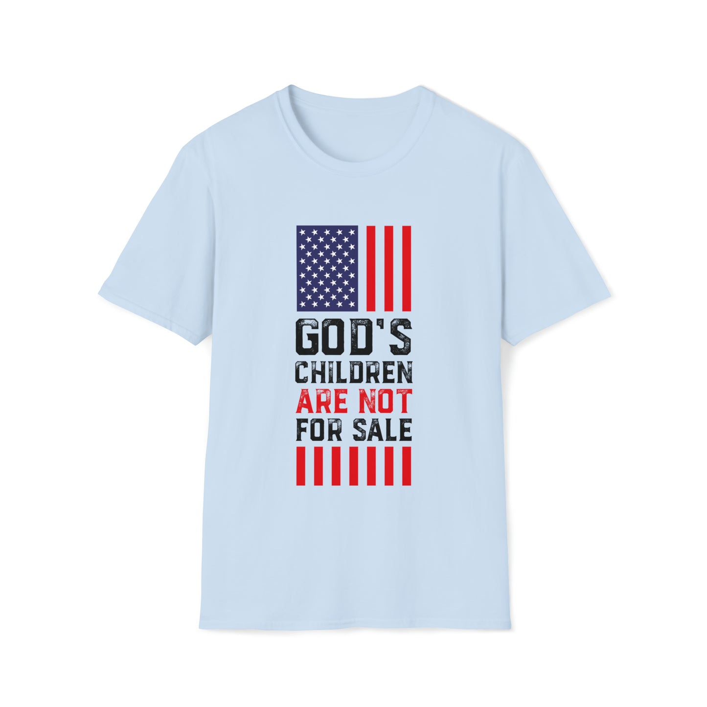 God's children are not for sale 3 Unisex Softstyle T-Shirt