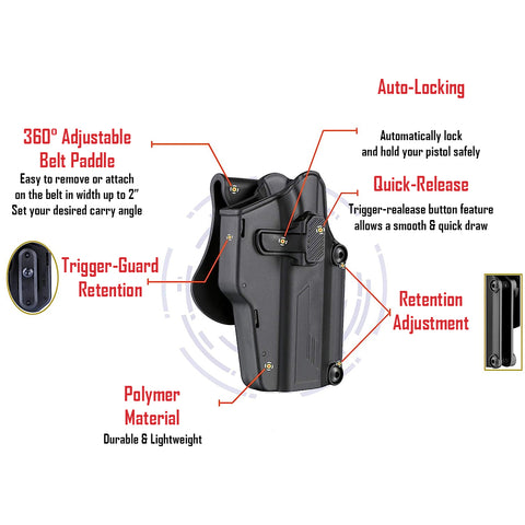 Amaterasu Universal Gun Holster GG