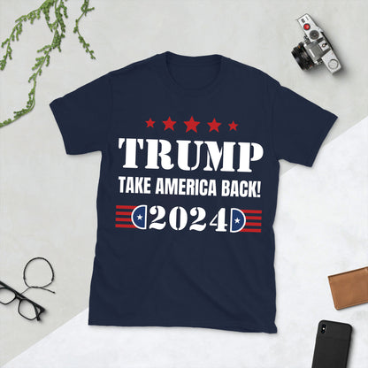 Trump Take America Back! 2024 V2 Unisex Short-Sleeve T-Shirt