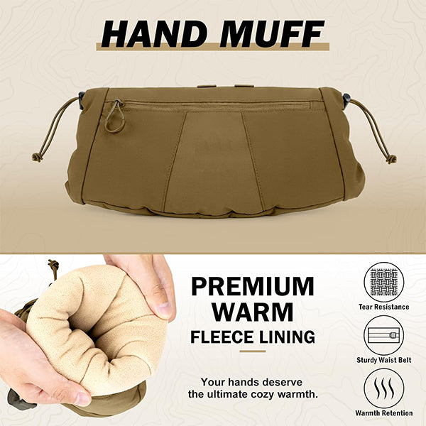 Bison Hand Muff