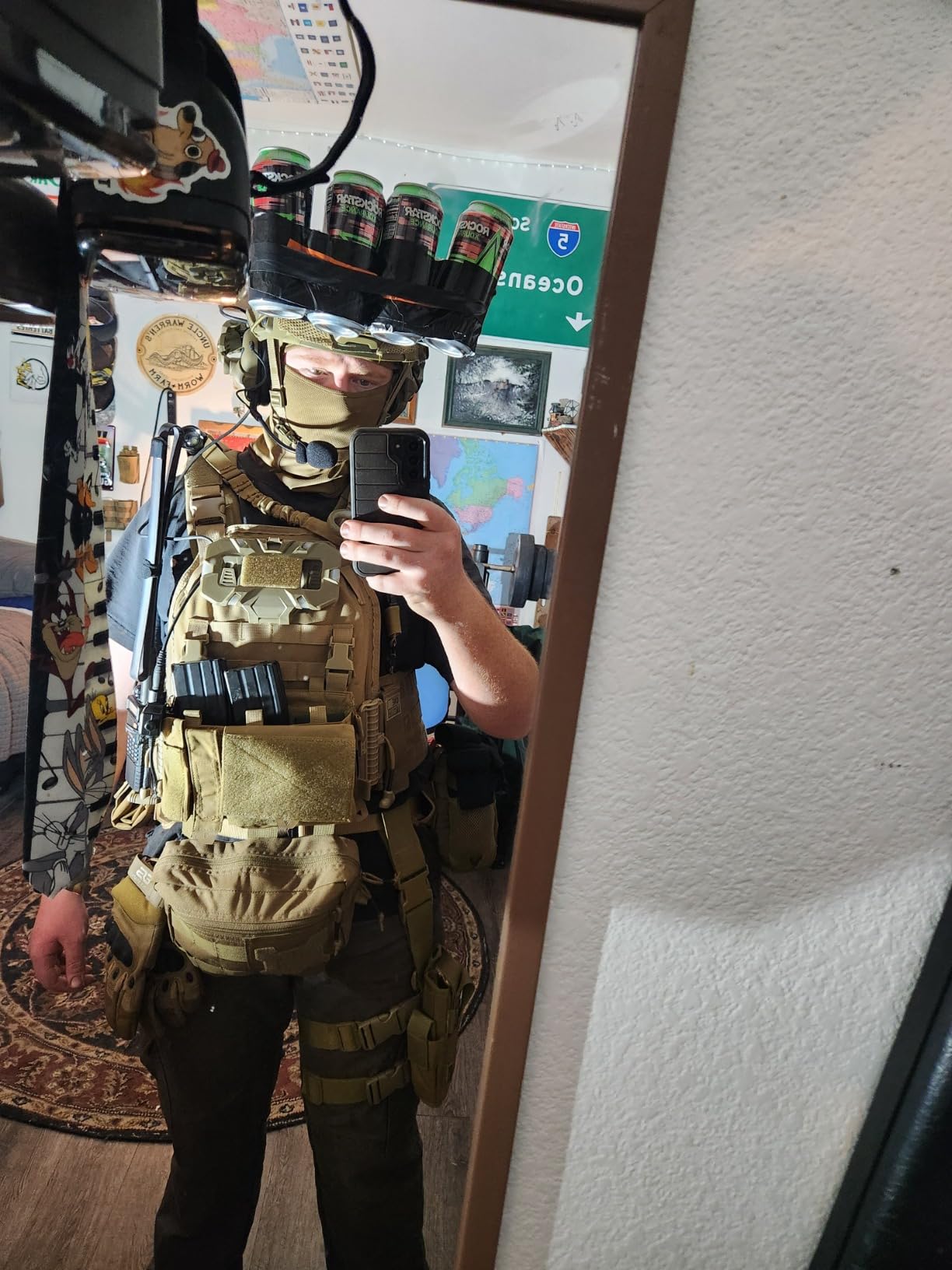 1x Tactical MOLLE Phone Holder