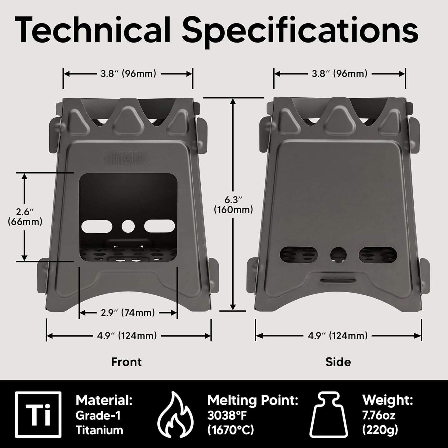 Vulcan Titanium Stove