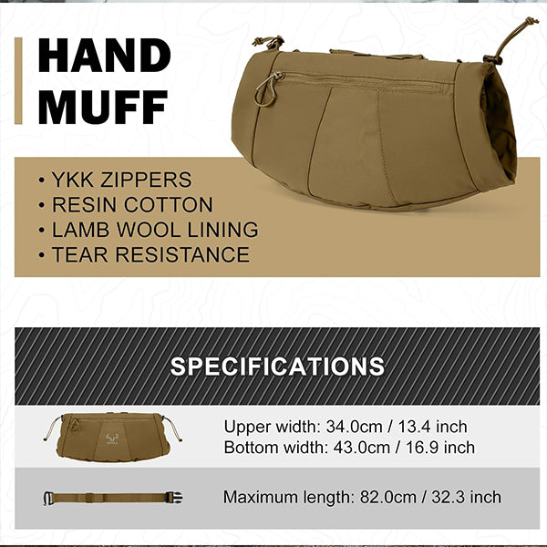 Bison Hand Muff