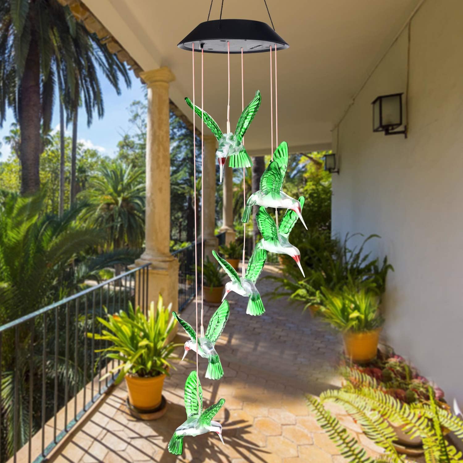 Hummingbird Solar Wind Chime