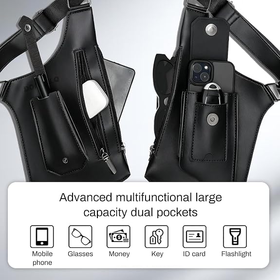 Double Shoulder Underarm Utility Bag