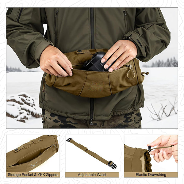 Bison Hand Muff